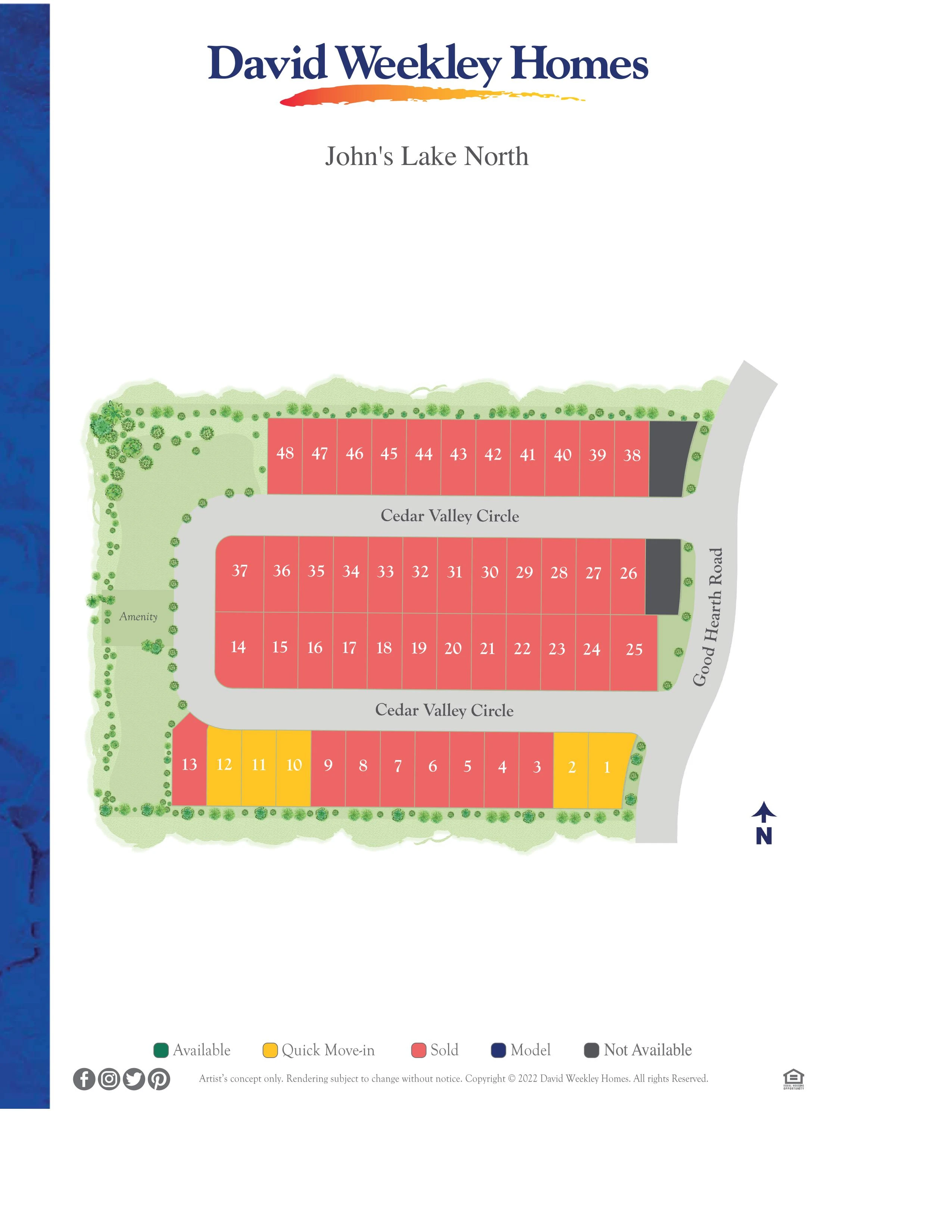 Johns Lake North Site Plan